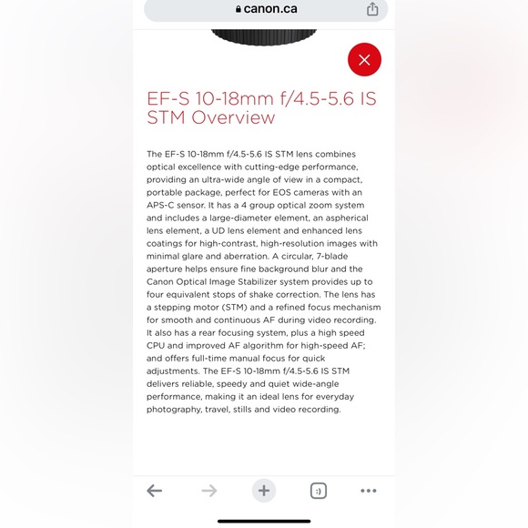 📷Wide angle Canon EFS 10-18mm STM lens📷 - Picture 3 of 3